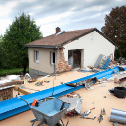 Extension de maison avec véranda-salle à manger Mouvaux